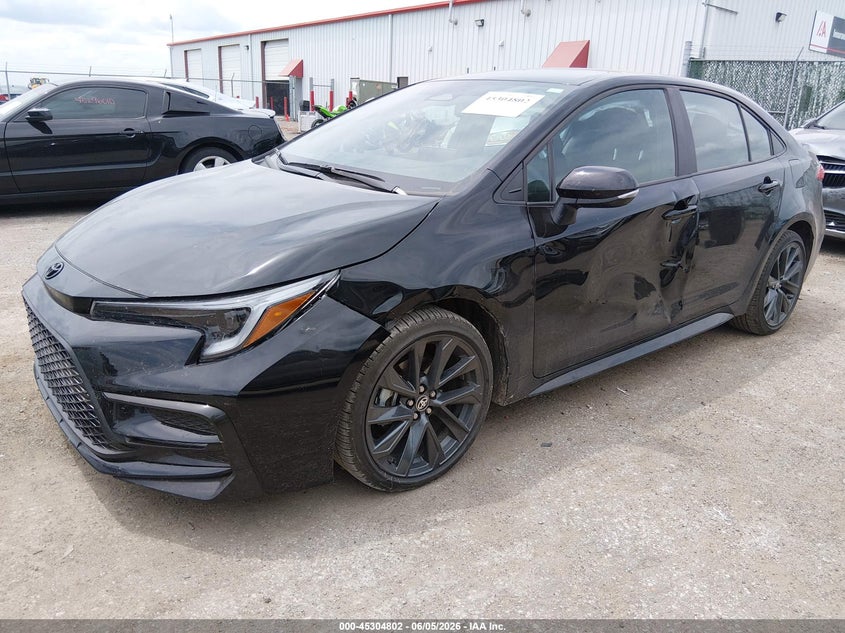 2025 Toyota Corolla VIN 5YFS4MCE2SP241871 IAAI salvage auction — LEFT FRONT, Salvage Title, sold $10,600 on 2026-07-31 (photo 2)