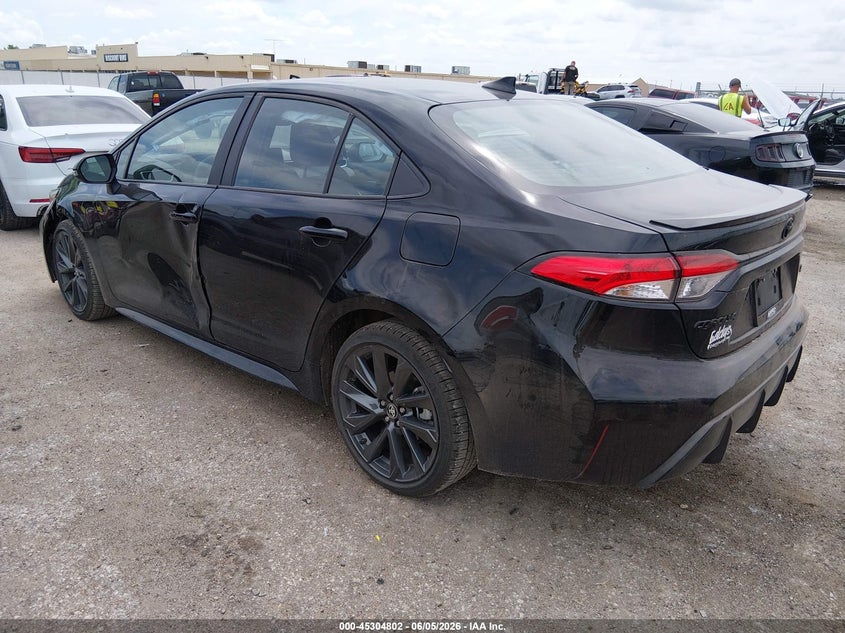 2025 Toyota Corolla VIN 5YFS4MCE2SP241871 IAAI salvage auction — LEFT FRONT, Salvage Title, sold $10,600 on 2026-07-31 (photo 3)