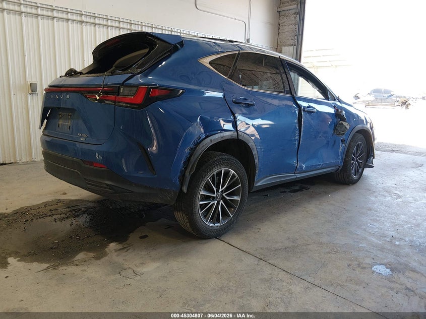 2022 Lexus Nx VIN JTJGGCEZ1N2004988 IAAI salvage auction — ROLLOVER, Salvage Title, sold $25 on 2026-07-24 (photo 4)