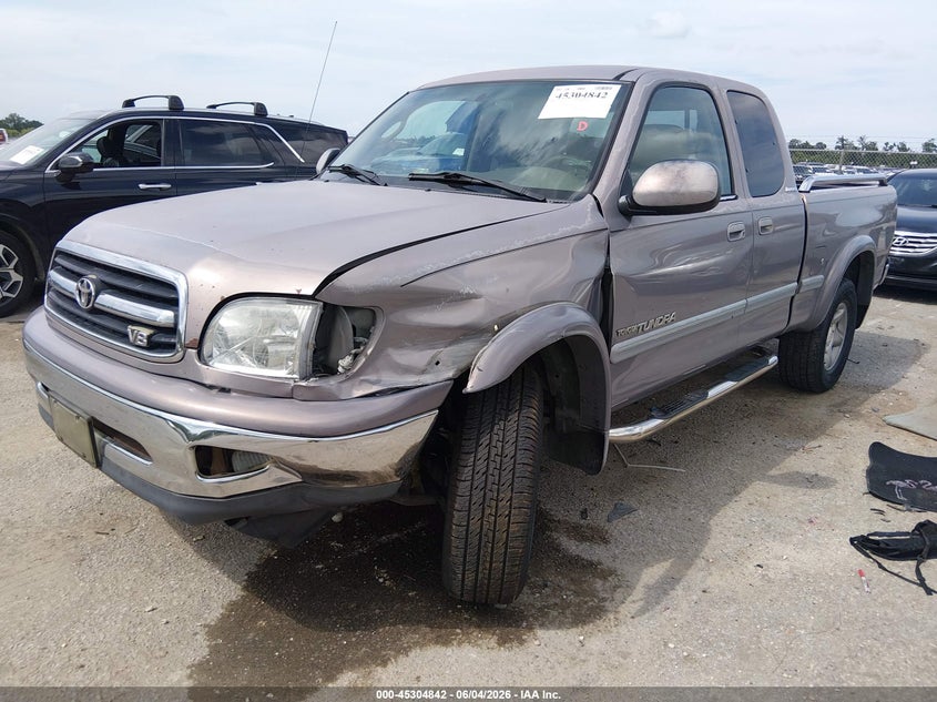 2000 Toyota Tundra VIN 5TBBT4818YS113068 IAAI salvage auction — LEFT FRONT, Salvage (Louisiana), sold $2,250 on 2026-07-15 (photo 2)