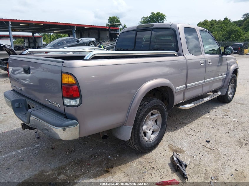 2000 Toyota Tundra VIN 5TBBT4818YS113068 IAAI salvage auction — LEFT FRONT, Salvage (Louisiana), sold $2,250 on 2026-07-15 (photo 4)