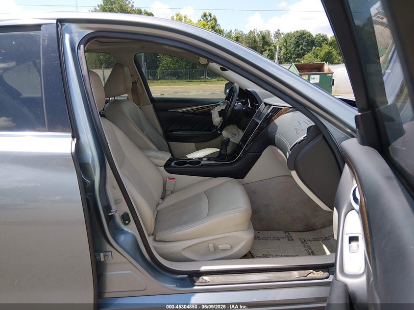 2018 Infiniti Q50 VIN JN1EV7AP2JM358211 IAAI salvage auction — FRONT END, Salvage (Mississippi), sold $1,500 on 2026-07-30 (photo 5)