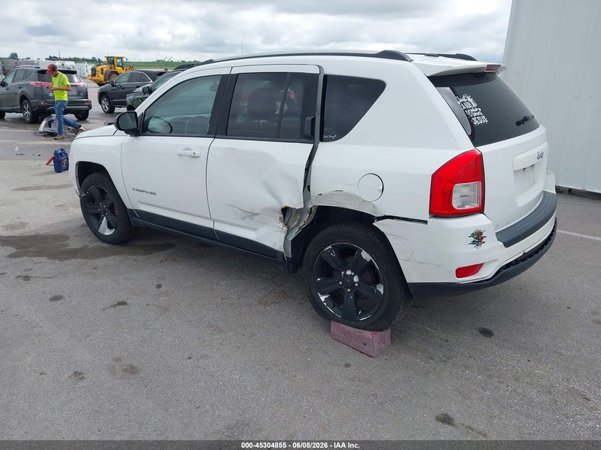 2011 Jeep Compass VIN 1J4NT1FB7BD260798 IAAI salvage auction — LEFT SIDE, Certificate Of Title (Nebraska), sold $975 on 2026-07-09 (photo 3)