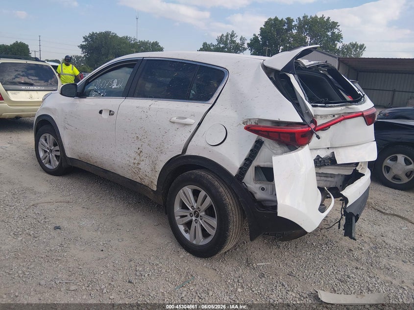 2018 Kia Sportage VIN KNDPM3AC8J7488295 IAAI salvage auction — REAR END, Salvage (Ohio), sold $1,550 on 2026-07-29 (photo 3)