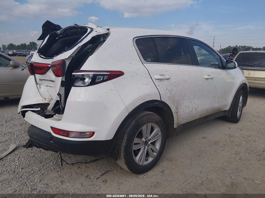 2018 Kia Sportage VIN KNDPM3AC8J7488295 IAAI salvage auction — REAR END, Salvage (Ohio), sold $1,550 on 2026-07-29 (photo 4)