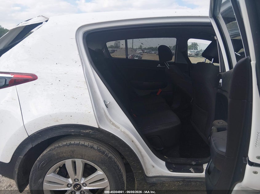2018 Kia Sportage VIN KNDPM3AC8J7488295 IAAI salvage auction — REAR END, Salvage (Ohio), sold $1,550 on 2026-07-29 (photo 8)