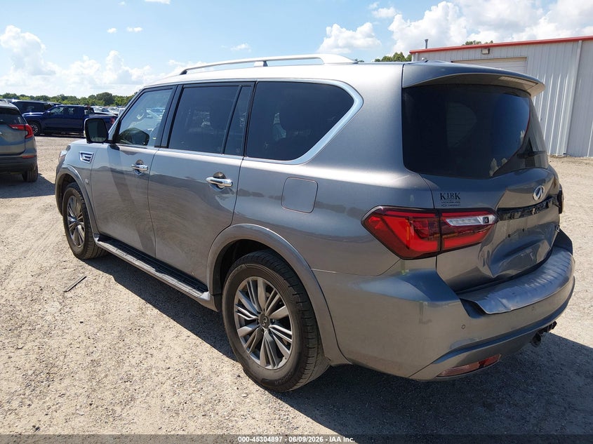 2020 Infiniti Qx80 VIN JN8AZ2NF3L9705320 IAAI salvage auction — FRONT & REAR, Salvage Title, sold $9,000 on 2026-08-17 (photo 3)