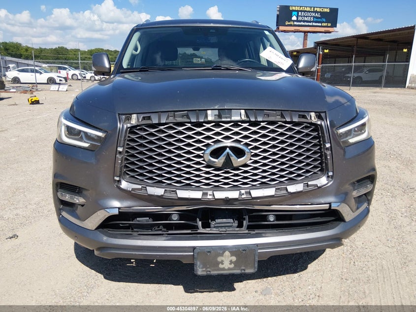 2020 Infiniti Qx80 VIN JN8AZ2NF3L9705320 IAAI salvage auction — FRONT & REAR, Salvage Title, sold $9,000 on 2026-08-17 (photo 6)