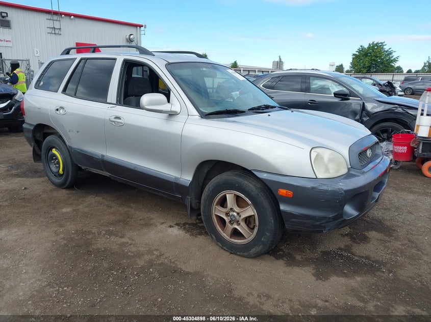 2003 Hyundai Santa fe VIN KM8SC73E63U537027 IAAI salvage auction — LEFT FRONT, Bill Of Sale (Washington), sold $100 on 2026-07-07 (photo 1)