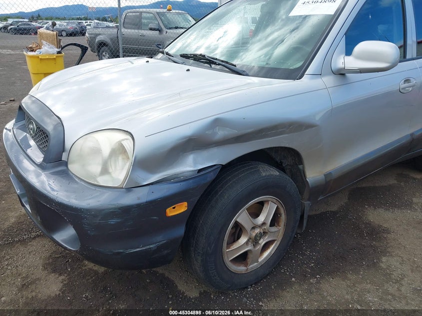 2003 Hyundai Santa fe VIN KM8SC73E63U537027 IAAI salvage auction — LEFT FRONT, Bill Of Sale (Washington), sold $100 on 2026-07-07 (photo 6)