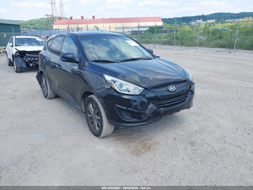 2015 Hyundai Tucson VIN KM8JTCAF5FU022850 IAAI salvage auction — BIOHAZARD/CHEMICAL, Salvage Title, sold $1,125 on 2026-07-07 (photo 1)