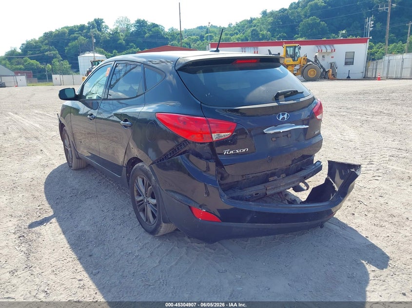 2015 Hyundai Tucson VIN KM8JTCAF5FU022850 IAAI salvage auction — BIOHAZARD/CHEMICAL, Salvage Title, sold $1,125 on 2026-07-07 (photo 3)