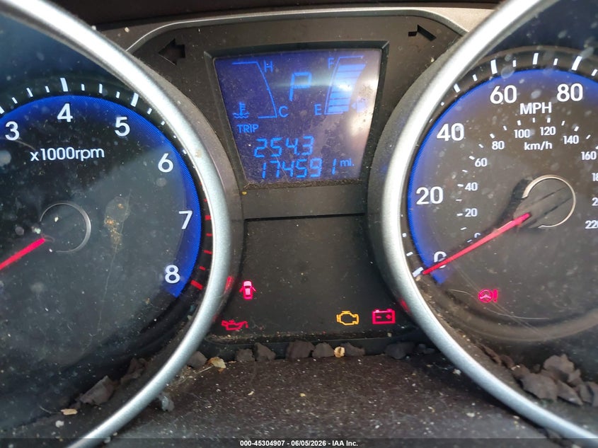 2015 Hyundai Tucson VIN KM8JTCAF5FU022850 IAAI salvage auction — BIOHAZARD/CHEMICAL, Salvage Title, sold $1,125 on 2026-07-07 (photo 7)