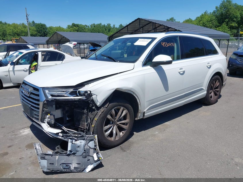 2017 Audi Q7 VIN WA1AAAF76HD006721 IAAI salvage auction — LEFT FRONT, Salvage Title, sold $5,300 on 2026-07-23 (photo 2)