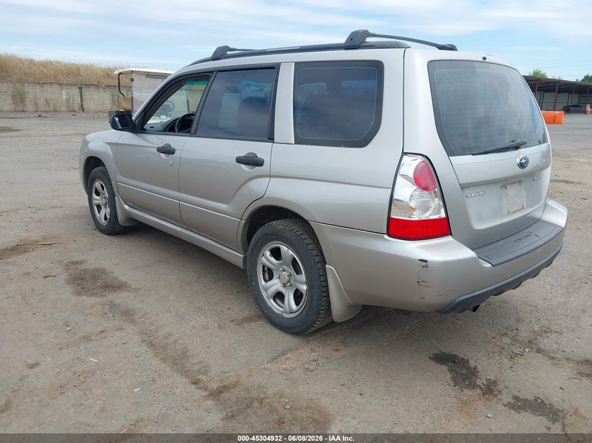 2007 Subaru Forester VIN JF1SG63657H716529 IAAI salvage auction — NORMAL WEAR, Clear - Dealer Only (California), sold $700 on 2026-07-15 (photo 3)