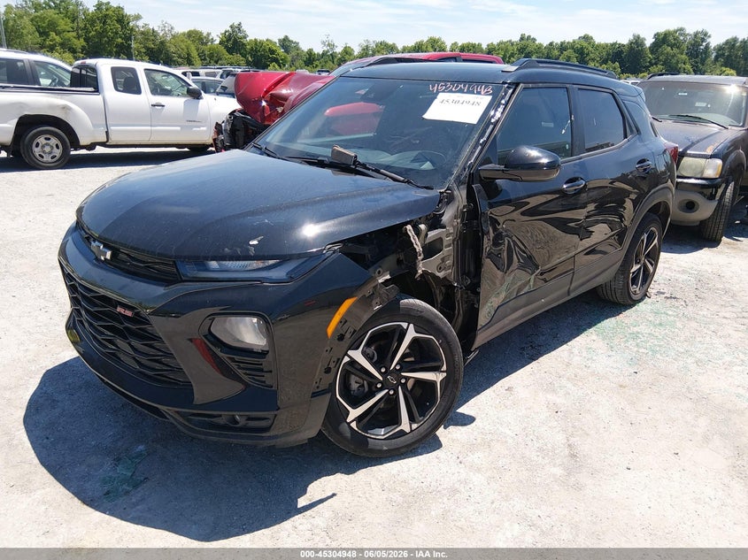 2022 Chevrolet Trailblazer VIN KL79MUSL8NB043388 IAAI salvage auction — LEFT FRONT, Salvage (Kentucky), sold $4,850 on 2026-07-31 (photo 2)