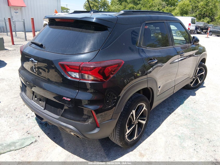 2022 Chevrolet Trailblazer VIN KL79MUSL8NB043388 IAAI salvage auction — LEFT FRONT, Salvage (Kentucky), sold $4,850 on 2026-07-31 (photo 4)