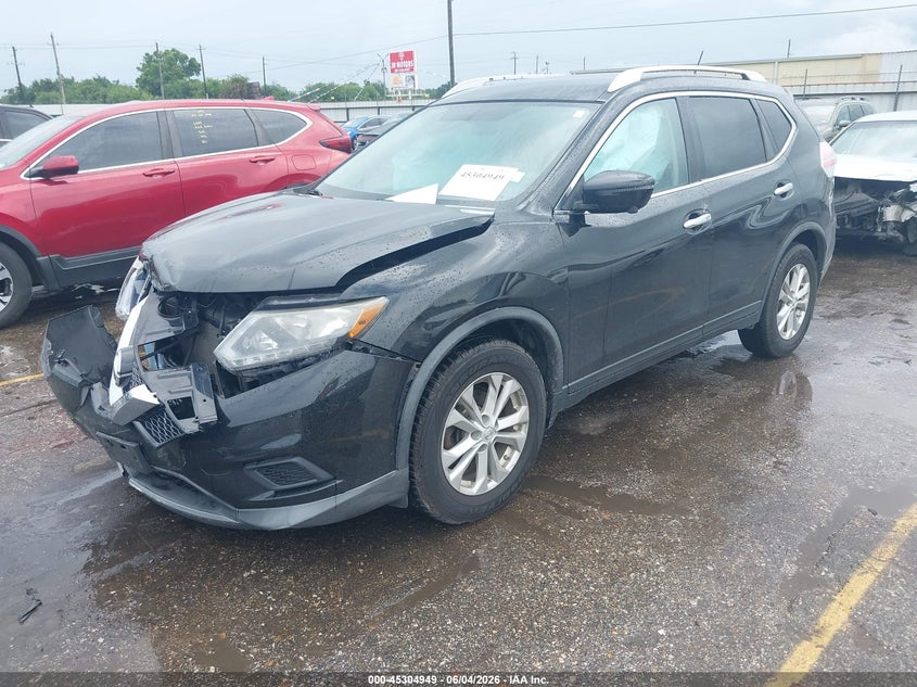 2016 Nissan Rogue VIN KNMAT2MV1GP604042 IAAI salvage auction — FRONT END, Salvage Title, sold $900 on 2026-07-22 (photo 2)