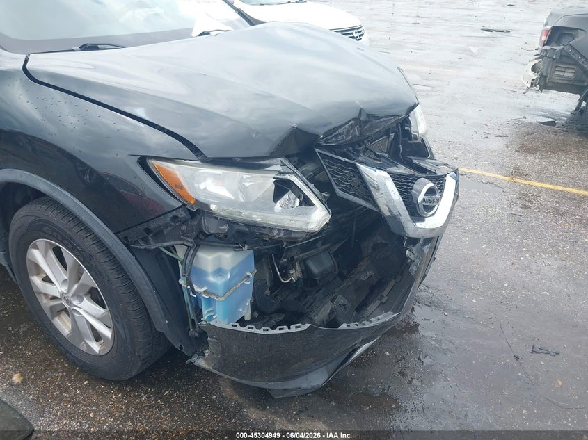 2016 Nissan Rogue VIN KNMAT2MV1GP604042 IAAI salvage auction — FRONT END, Salvage Title, sold $900 on 2026-07-22 (photo 6)