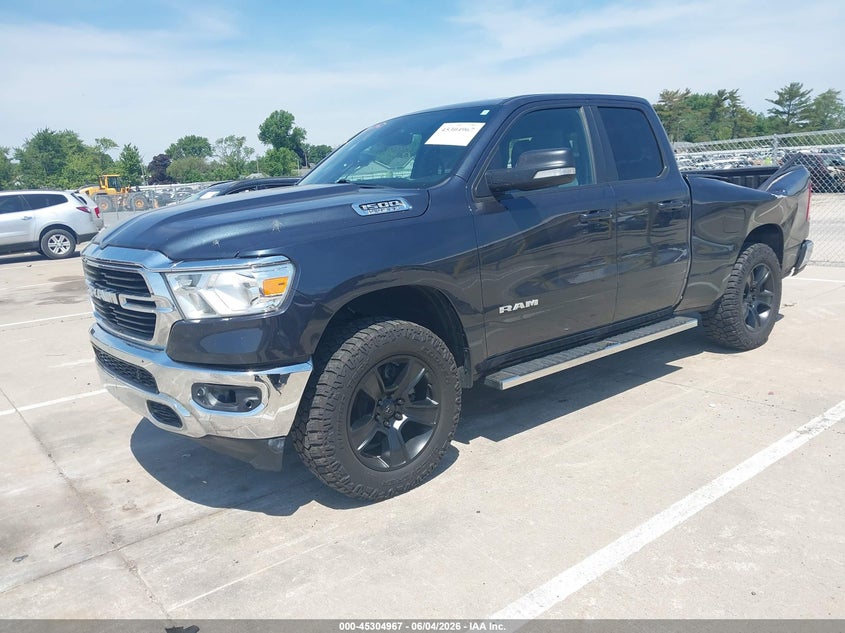 2021 Ram 1500 VIN 1C6SRFBT4MN559608 IAAI salvage auction — RIGHT REAR, Salvage (Indiana), sold $10,800 on 2026-08-04 (photo 2)