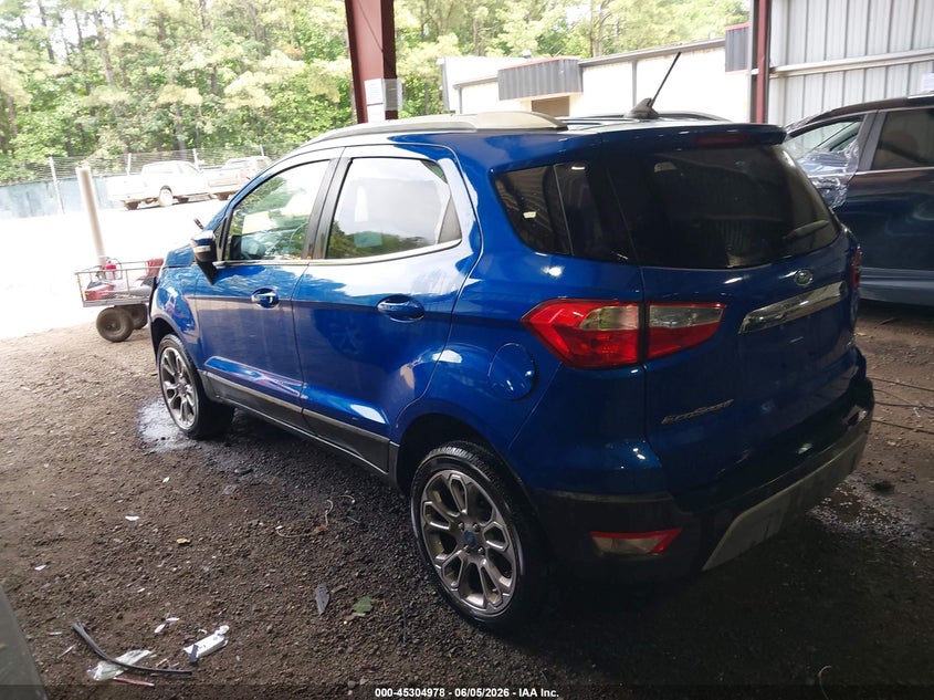 2018 Ford Ecosport VIN MAJ6P1WC4JC182398 IAAI salvage auction — FRONT END, Salvage Title, sold $1,100 on 2026-07-23 (photo 3)