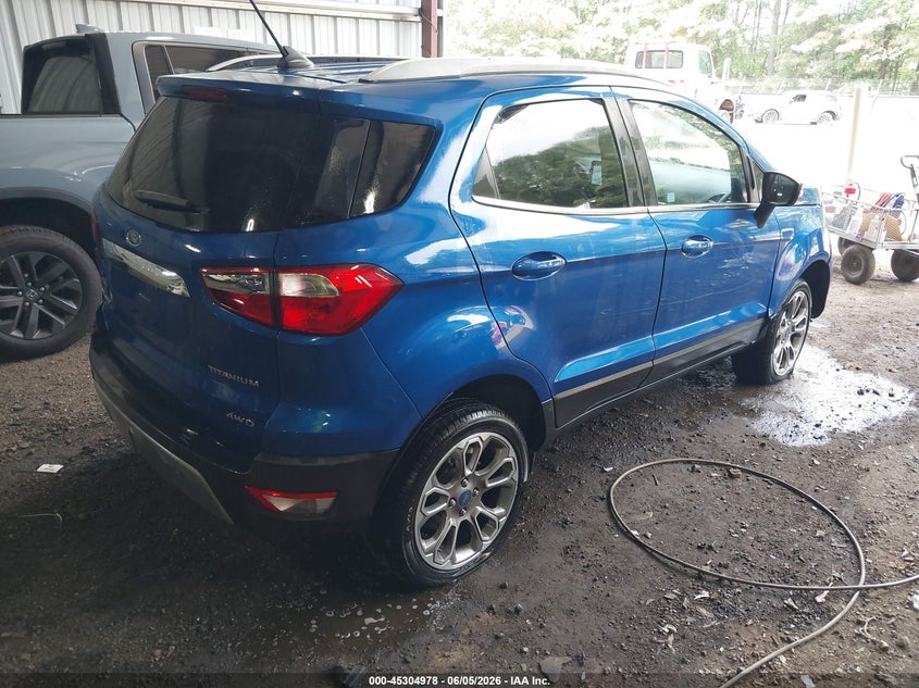 2018 Ford Ecosport VIN MAJ6P1WC4JC182398 IAAI salvage auction — FRONT END, Salvage Title, sold $1,100 on 2026-07-23 (photo 4)