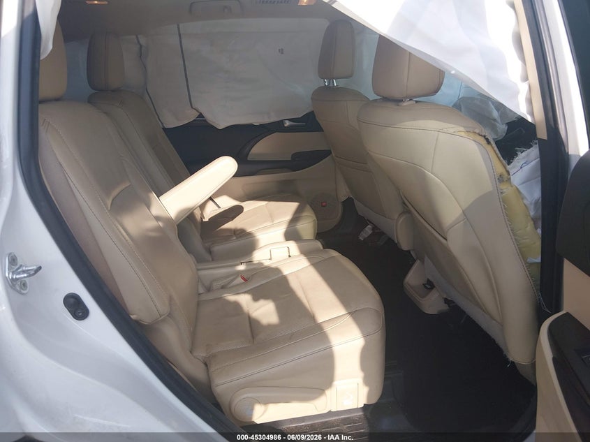 2016 Toyota Highlander VIN 5TDDKRFH3GS349223 IAAI salvage auction — FRONT END, Salvage Title, sold $25 on 2026-07-29 (photo 8)
