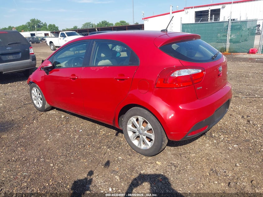 2014 Kia Rio VIN KNADN5A32E6334511 IAAI salvage auction — FRONT END, Salvage Title, sold $350 on 2026-07-08 (photo 3)
