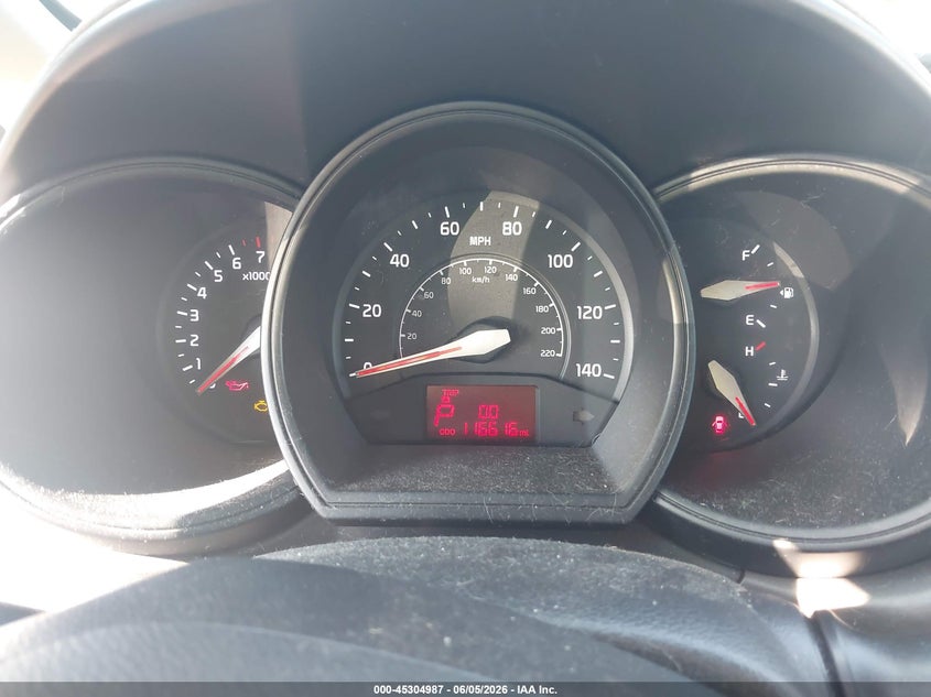 2014 Kia Rio VIN KNADN5A32E6334511 IAAI salvage auction — FRONT END, Salvage Title, sold $350 on 2026-07-08 (photo 7)