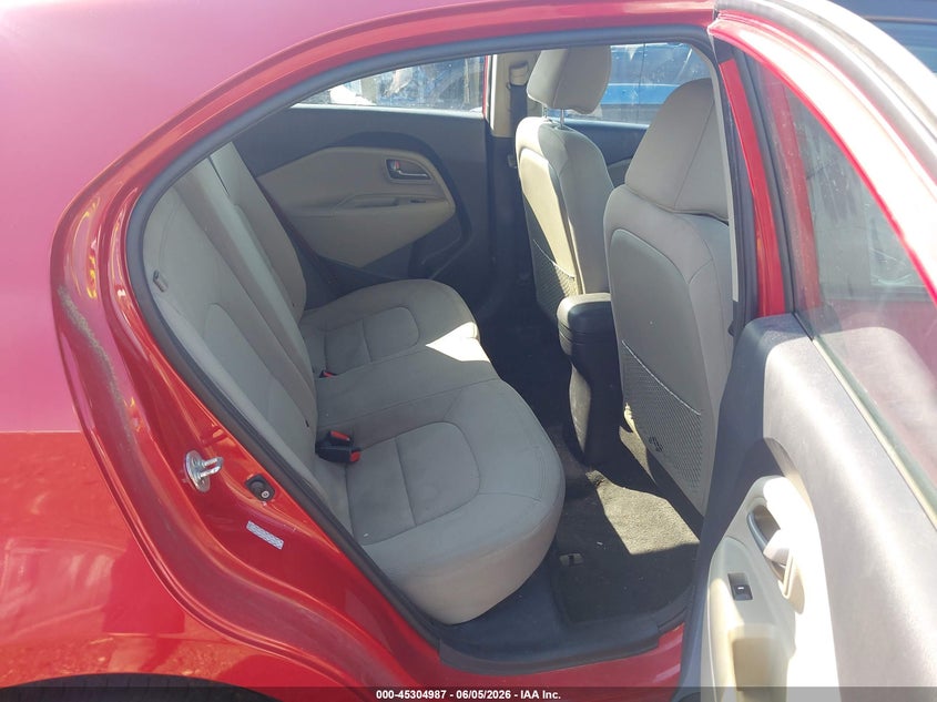 2014 Kia Rio VIN KNADN5A32E6334511 IAAI salvage auction — FRONT END, Salvage Title, sold $350 on 2026-07-08 (photo 8)