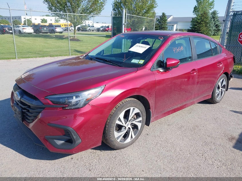 2025 Subaru LEGACY VIN 4S3BWAC61S3016285 IAAI salvage auction — REAR END, Salvage Title, sold $7,725 on 2026-07-28 (photo 2)