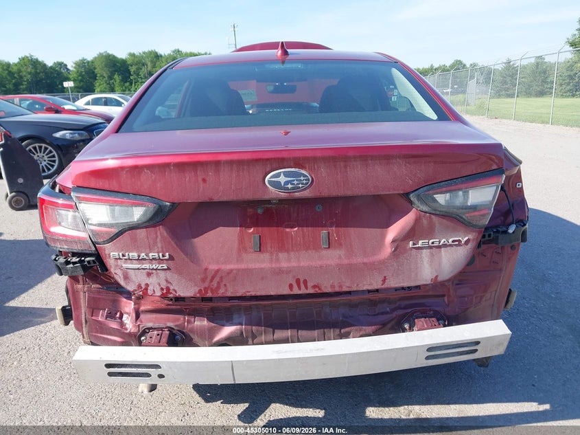 2025 Subaru LEGACY VIN 4S3BWAC61S3016285 IAAI salvage auction — REAR END, Salvage Title, sold $7,725 on 2026-07-28 (photo 6)