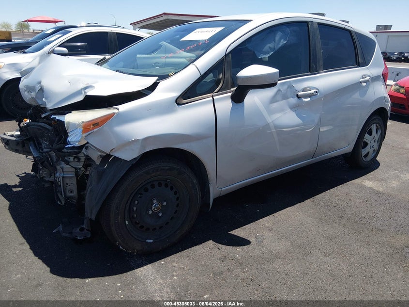 2015 Nissan Versa VIN 3N1CE2CP0FL445596 IAAI salvage auction — NORMAL WEAR, Salvage Title, sold $475 on 2026-07-24 (photo 2)