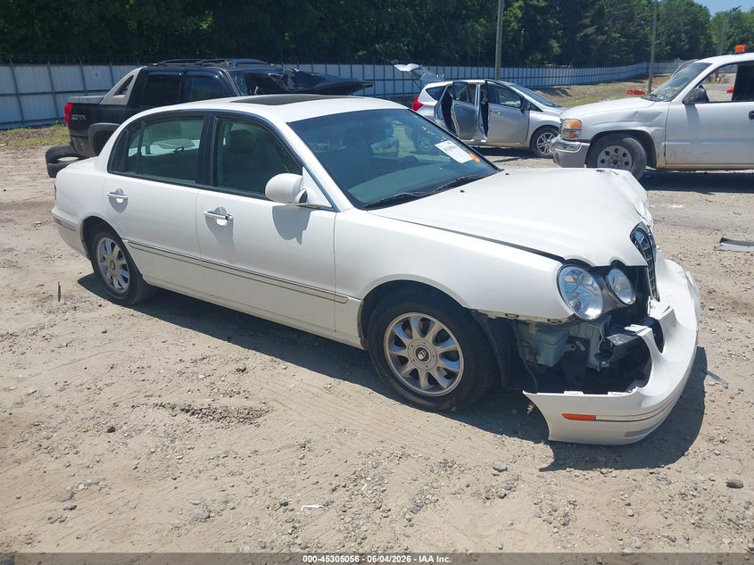 2006 Kia Amanti VIN KNALD124X65091942 IAAI salvage auction — FRONT END, Salvage (Georgia), sold $400 on 2026-07-16 (photo 1)