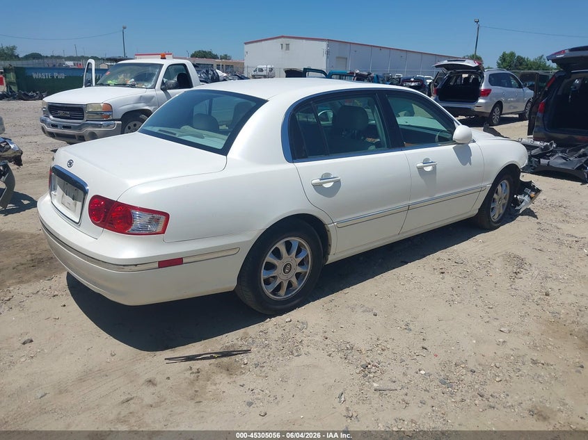 2006 Kia Amanti VIN KNALD124X65091942 IAAI salvage auction — FRONT END, Salvage (Georgia), sold $400 on 2026-07-16 (photo 4)