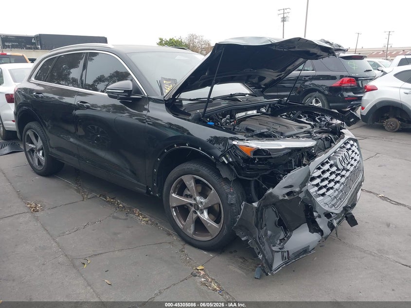2025 Audi Q5 VIN WA12AAGU1S2076803 IAAI salvage auction — FRONT END, Salvage Certificate (California), sold $25 on 2026-07-29 (photo 1)
