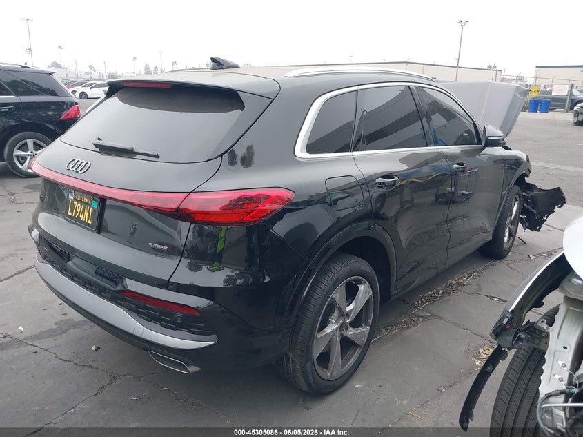 2025 Audi Q5 VIN WA12AAGU1S2076803 IAAI salvage auction — FRONT END, Salvage Certificate (California), sold $25 on 2026-07-29 (photo 4)