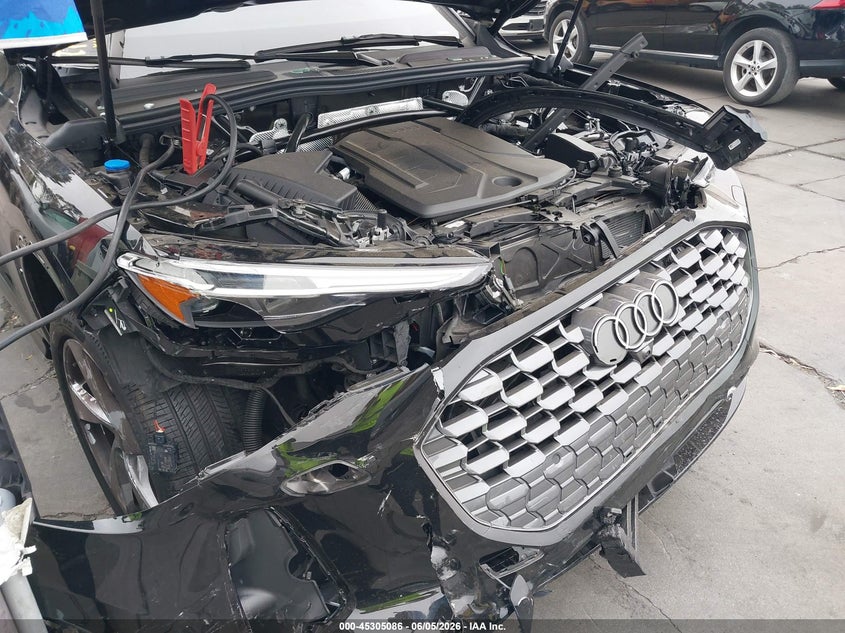 2025 Audi Q5 VIN WA12AAGU1S2076803 IAAI salvage auction — FRONT END, Salvage Certificate (California), sold $25 on 2026-07-29 (photo 6)