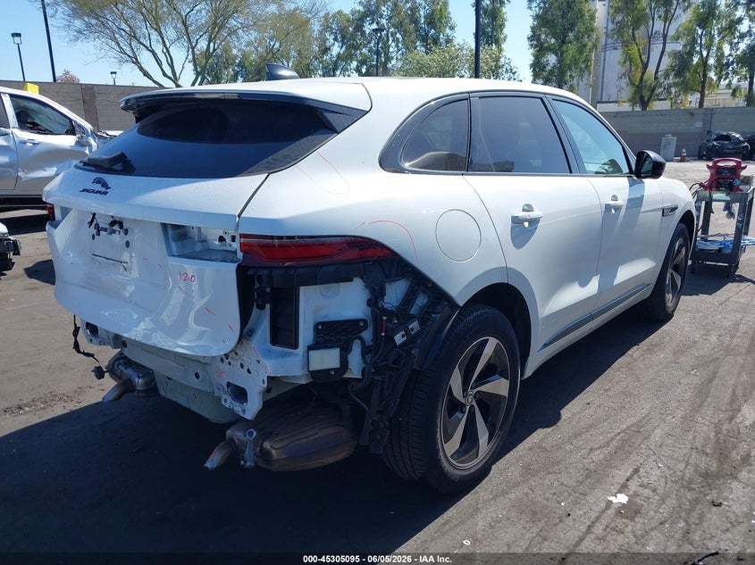 2024 Jaguar F-pace VIN SADCT2EX4RA741611 IAAI salvage auction — REAR END, Salvage Title, sold $13,500 on 2026-07-24 (photo 4)