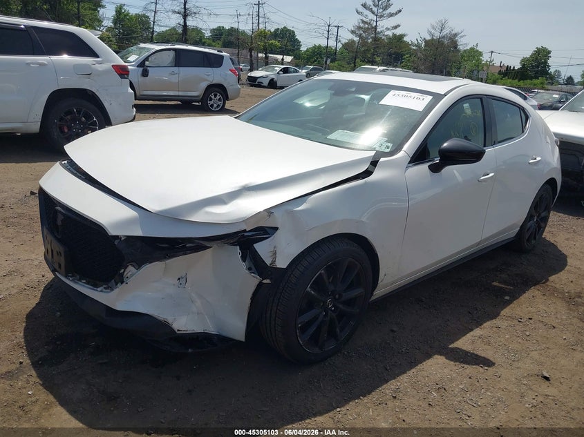 2021 Mazda 3 VIN JM1BPBJY9M1327341 IAAI salvage auction — FRONT END, Salvage (New Jersey), sold $850 on 2026-07-29 (photo 2)