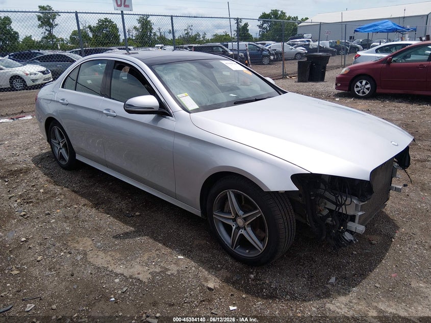 2017 Mercedes-benz E-klasse VIN WDDZF4KB3HA045084 IAAI salvage auction — FRONT END, Salvage (Ohio), sold $3,500 on 2026-07-23 (photo 1)