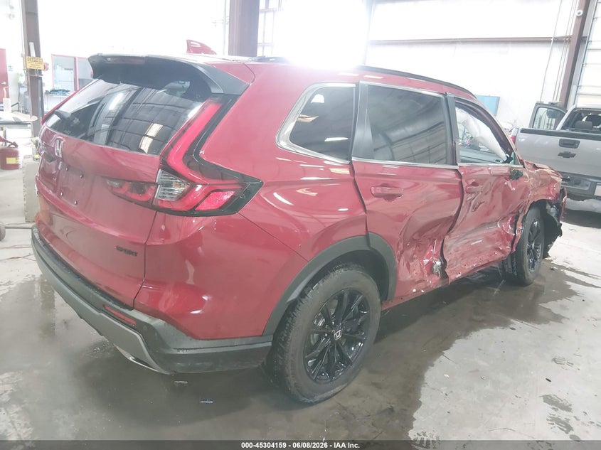 2025 Honda Cr-v VIN 7FARS6H85SE047810 IAAI salvage auction — RIGHT SIDE, Salvage Title, sold $11,550 on 2026-07-17 (photo 4)