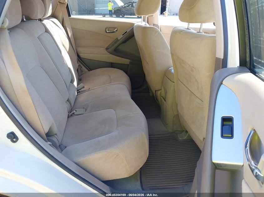 2011 Nissan Murano VIN JN8AZ1MW6BW169930 IAAI salvage auction — NORMAL WEAR, Original (Maine), sold $275 on 2026-07-06 (photo 8)