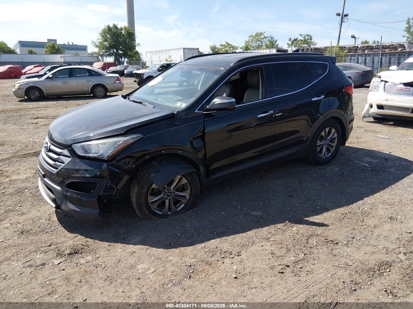 2015 Hyundai Santa fe VIN 5XYZUDLB7FG287114 IAAI salvage auction — FRONT END, Salvage Title, sold $1,150 on 2026-07-08 (photo 2)
