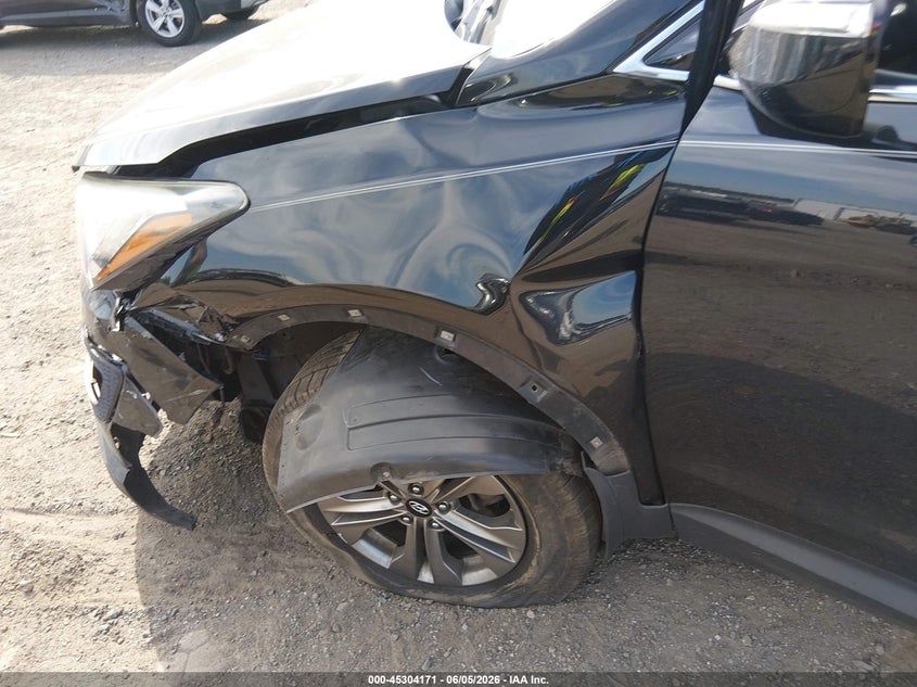 2015 Hyundai Santa fe VIN 5XYZUDLB7FG287114 IAAI salvage auction — FRONT END, Salvage Title, sold $1,150 on 2026-07-08 (photo 6)