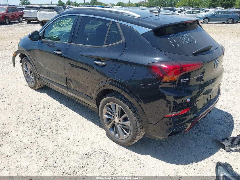 2021 Buick Encore gx VIN KL4MMGSL3MB113483 IAAI salvage auction — FRONT END, Salvage Title, sold $3,300 on 2026-07-22 (photo 3)