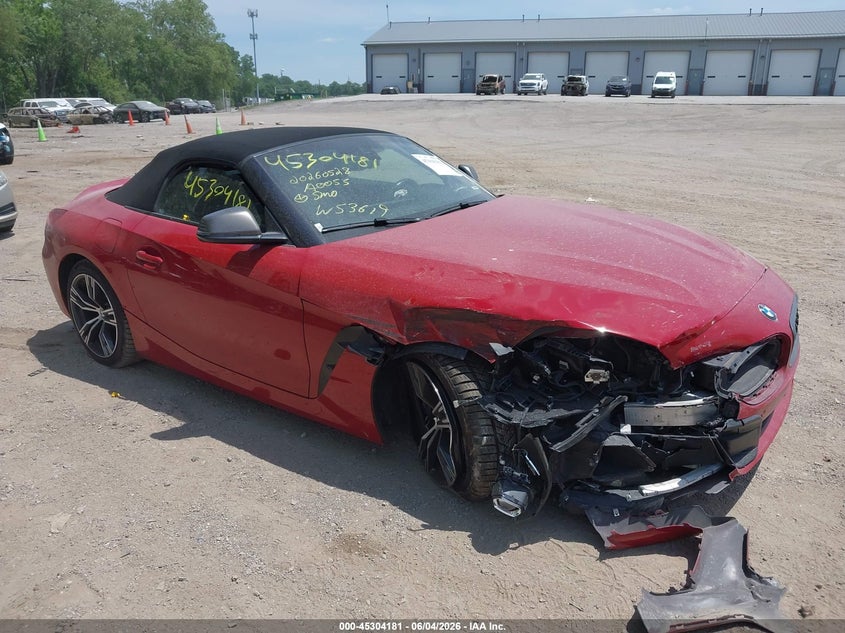2020 BMW Z4 VIN WBAHF9C09LWW53619 — IAAI salvage auction photo