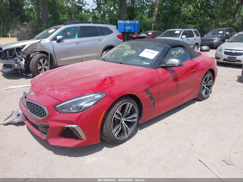 2020 BMW Z4 VIN WBAHF9C09LWW53619 IAAI salvage auction — FRONT END, Salvage Title, sold $12,000 on 2026-08-05 (photo 2)