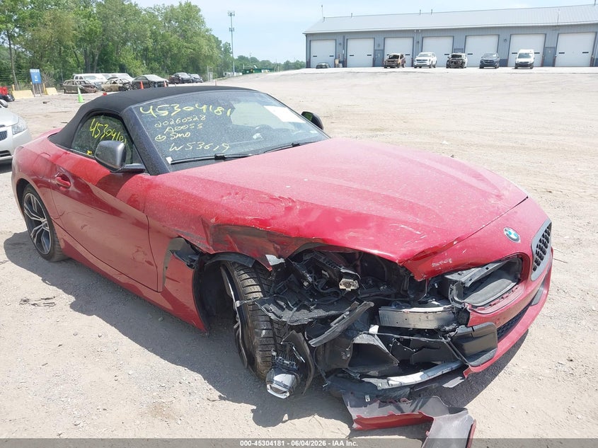 2020 BMW Z4 VIN WBAHF9C09LWW53619 IAAI salvage auction — FRONT END, Salvage Title, sold $12,000 on 2026-08-05 (photo 6)