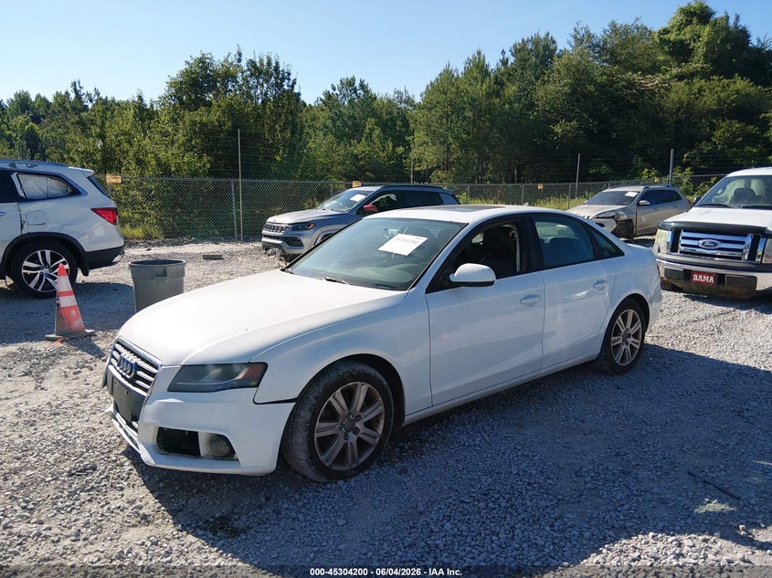2010 Audi A4 VIN WAUBFAFL9AN059645 IAAI salvage auction — NORMAL WEAR, Clear (Alabama), sold $400 on 2026-07-20 (photo 2)